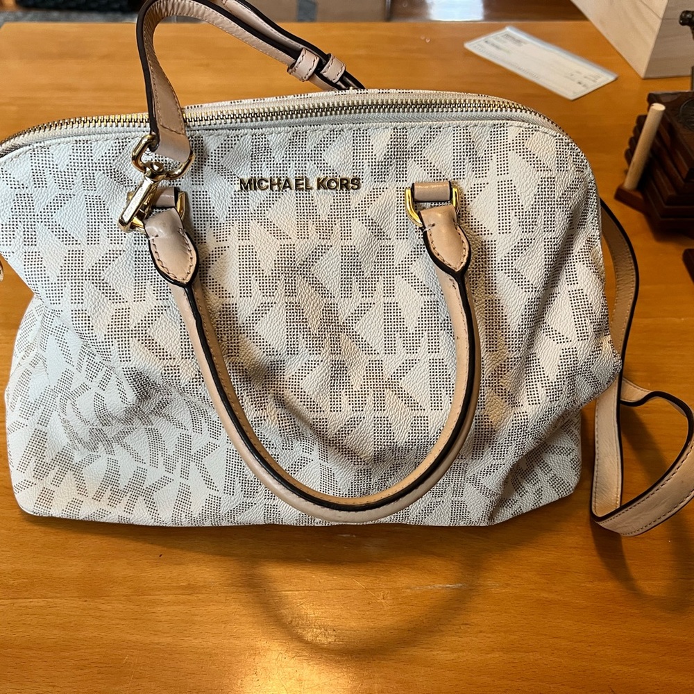 Cream MK bag